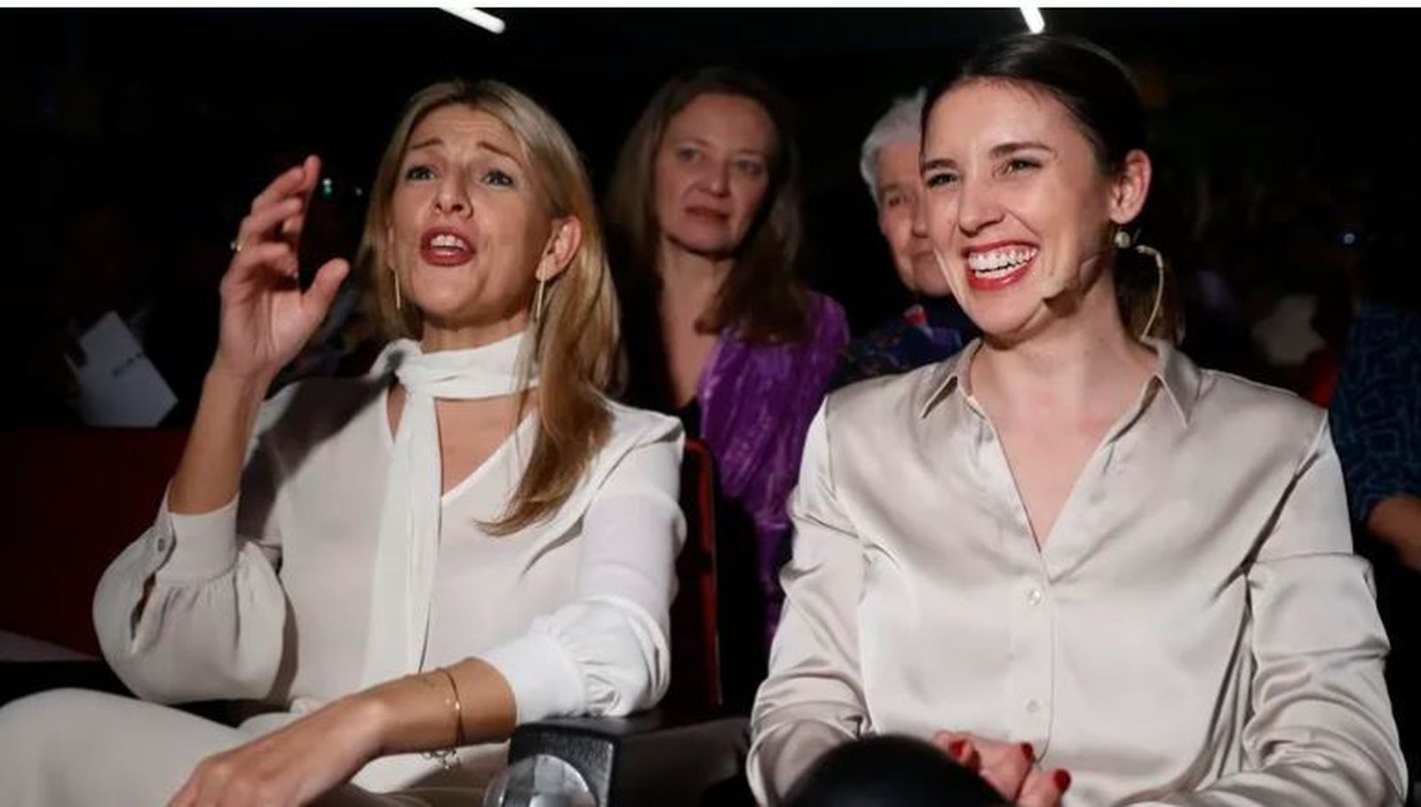 Yolanda Díaz e Irene Montero