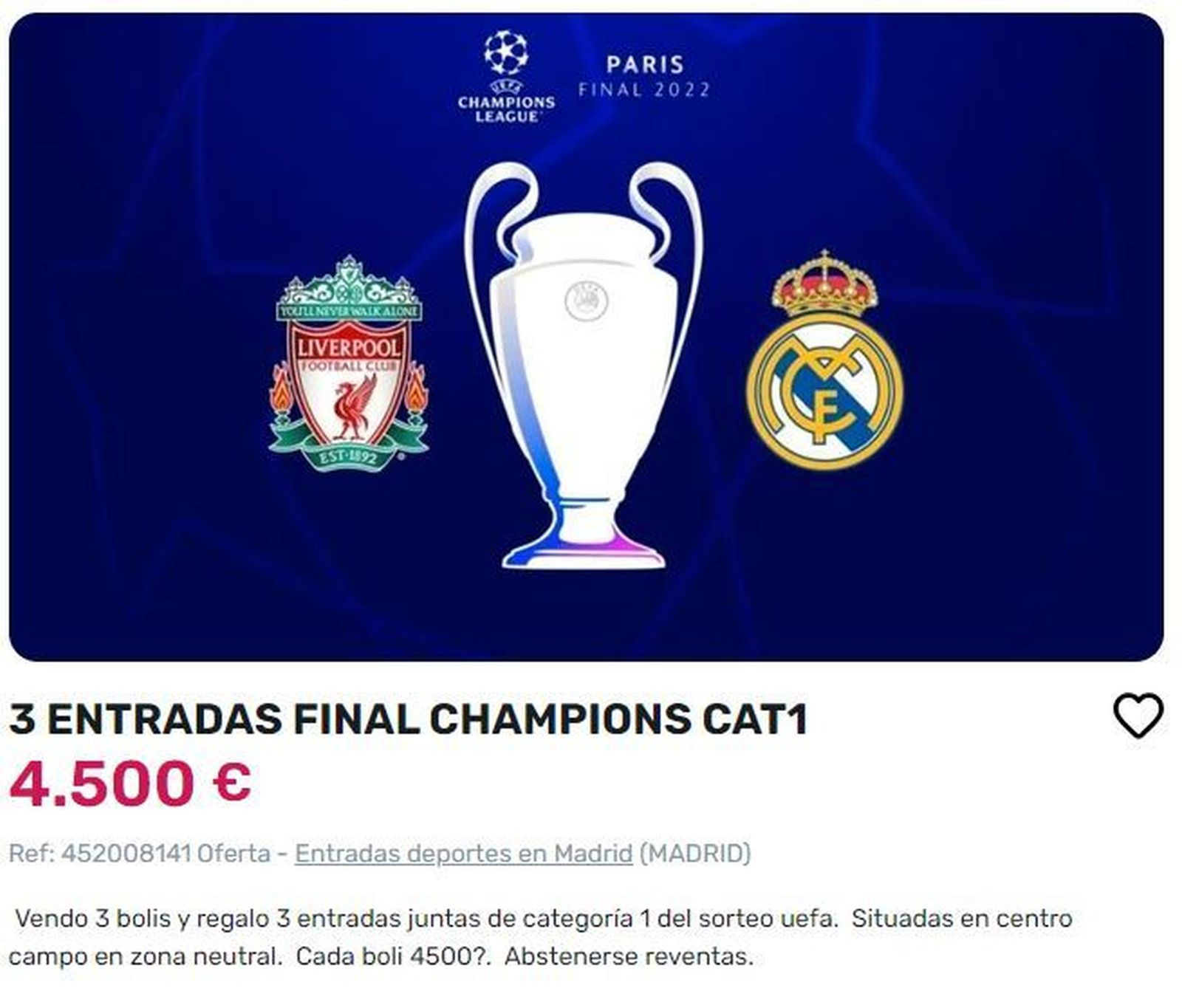 Reventa de entradas