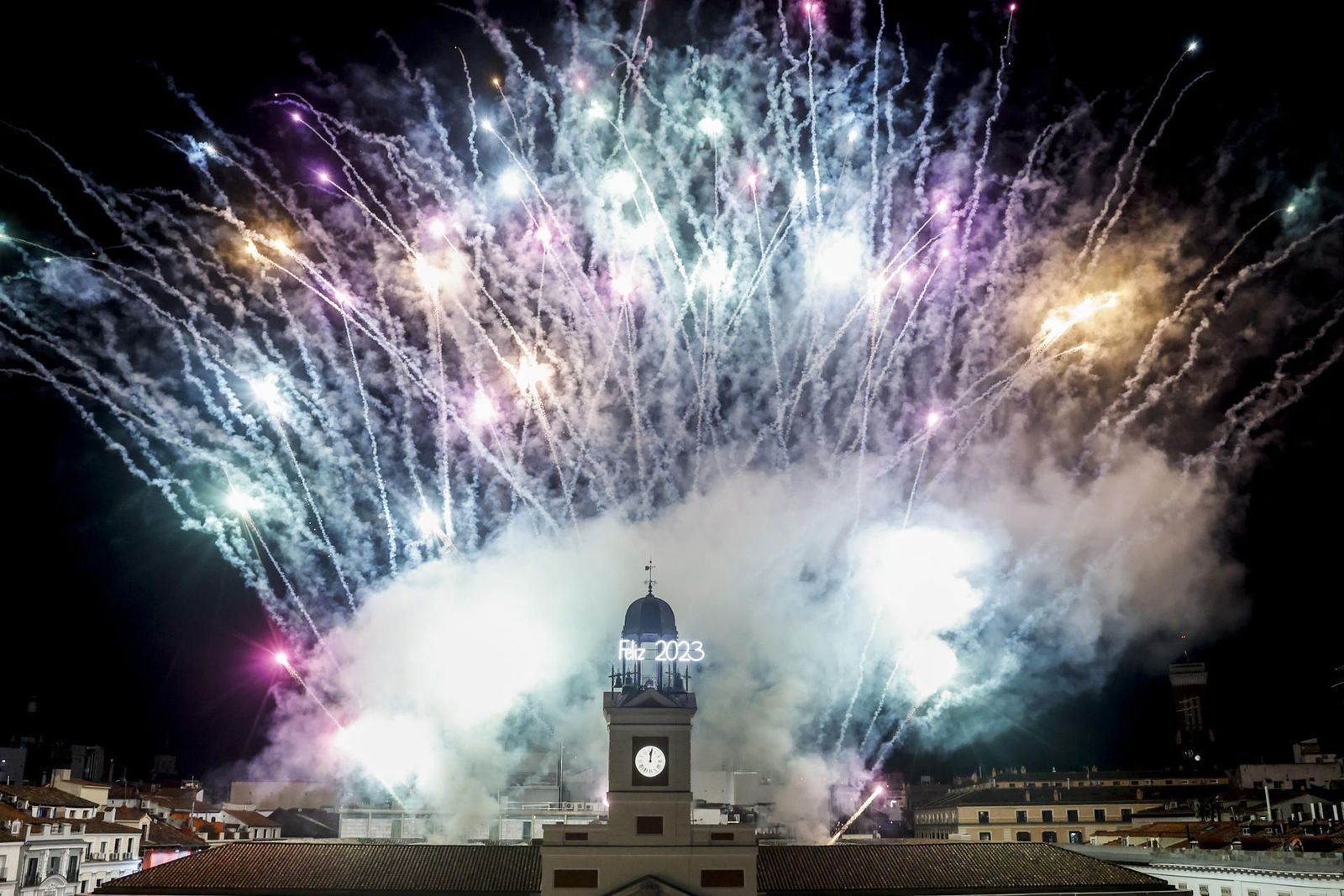 Así celebraron los madrileños la Nochevieja