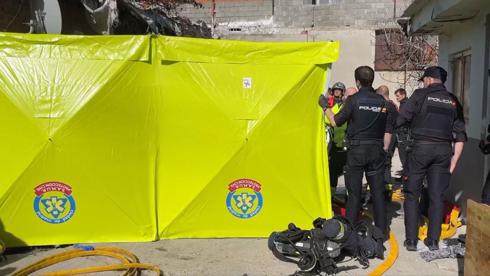 Incendio mortal en Cañada Real