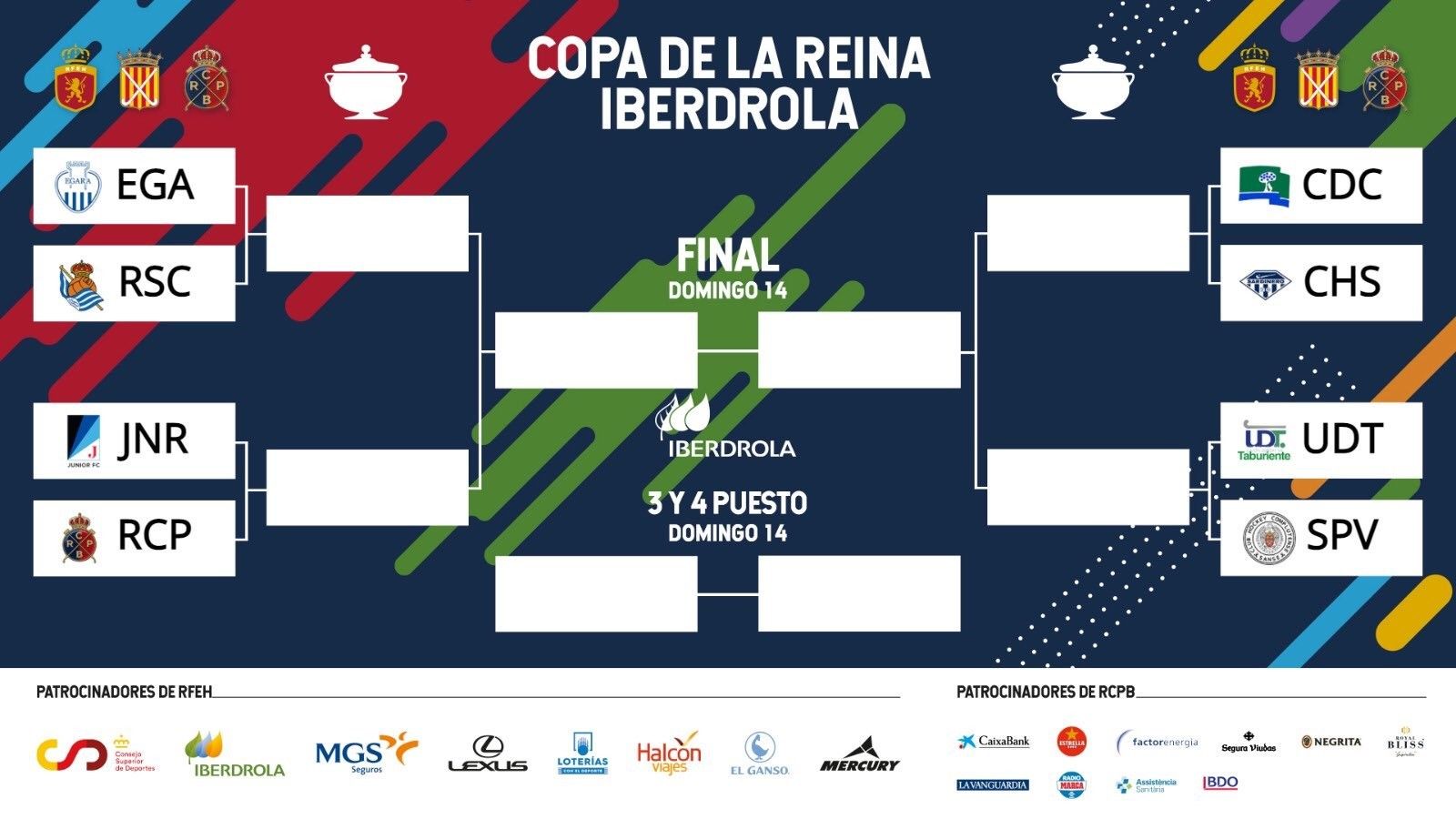 Sorteo de la Copa de la Reina de hockey