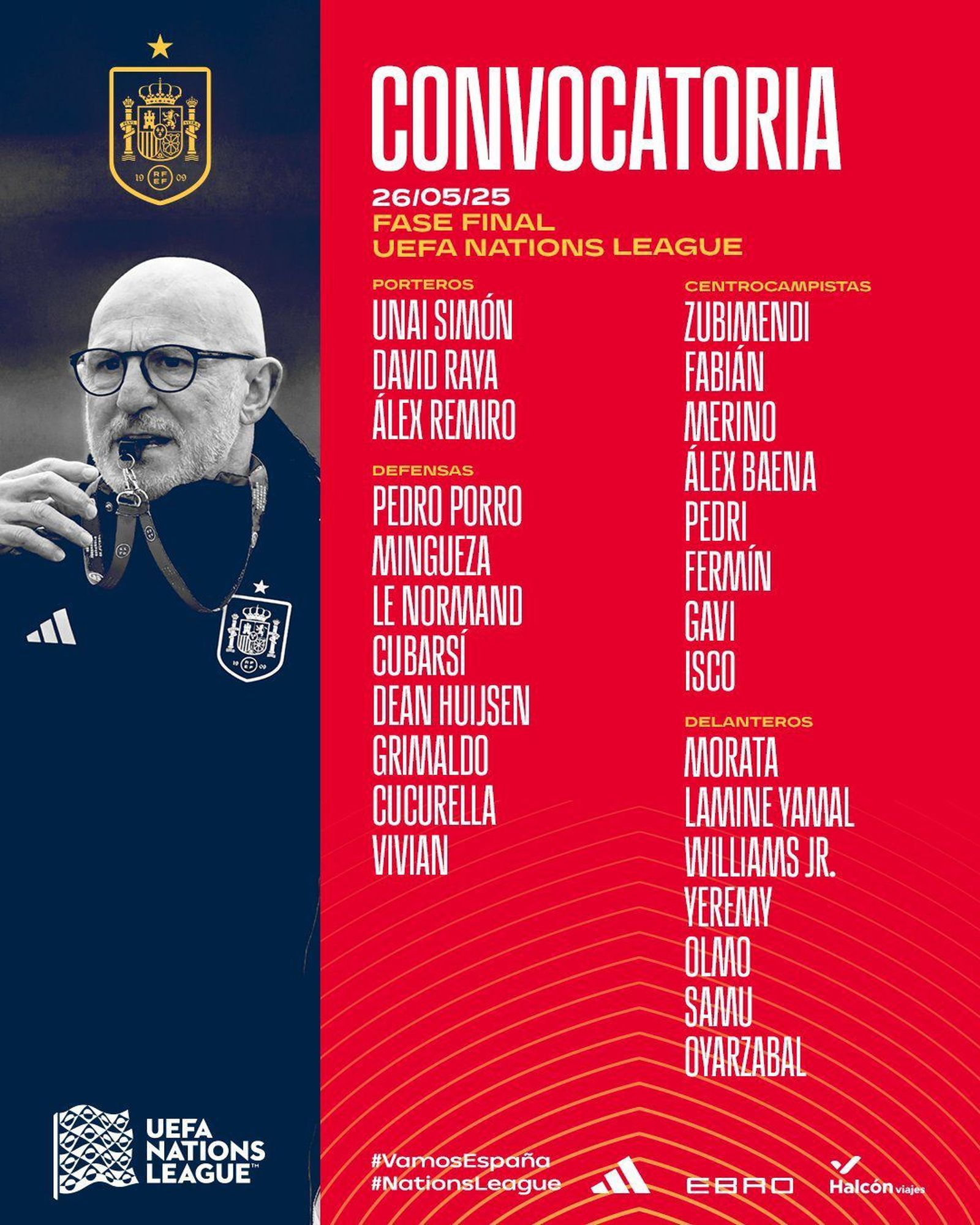 Convocatoria de España