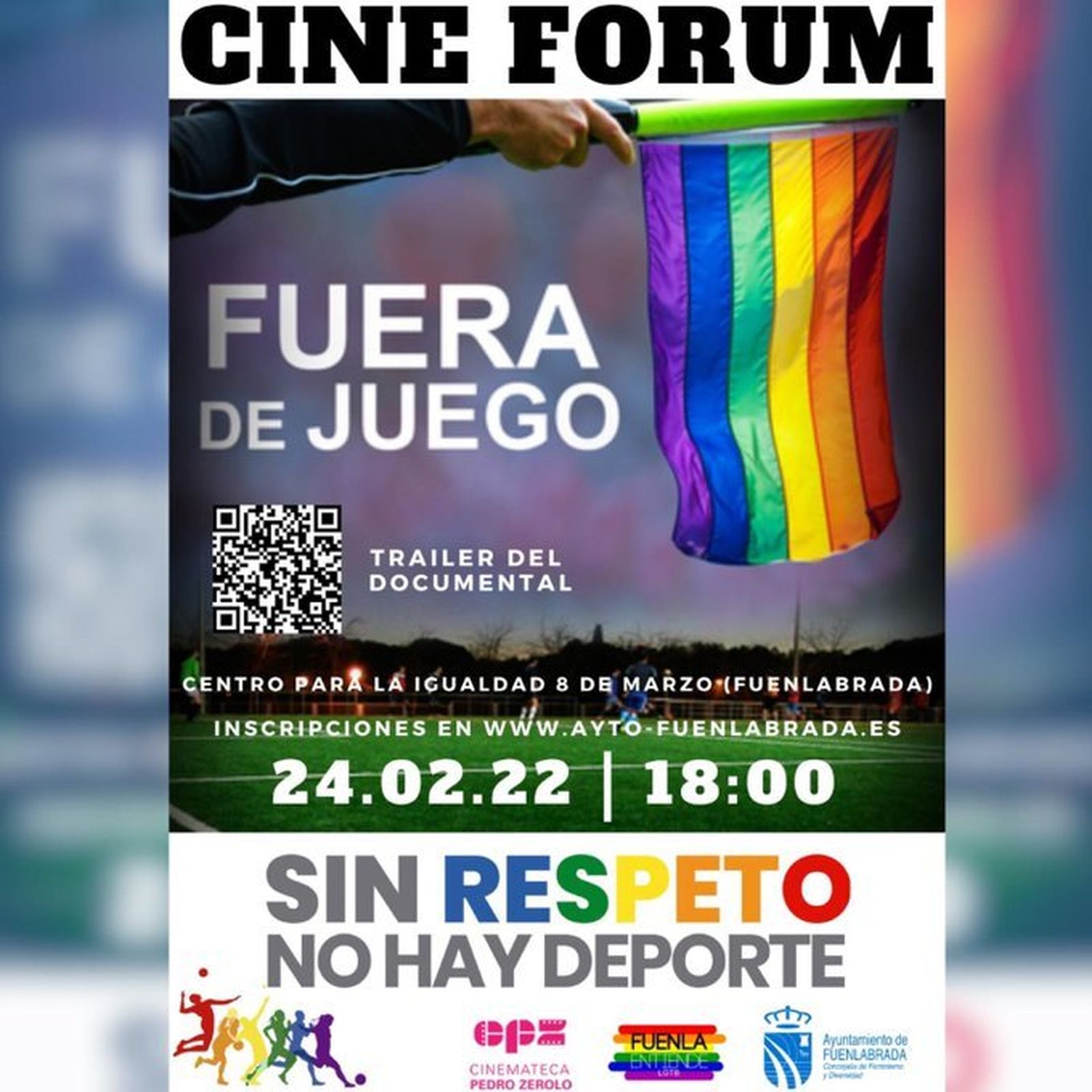 Cartel de una de las actividades programadas en Fuenlabrada en la semana contra la LGTBifobia