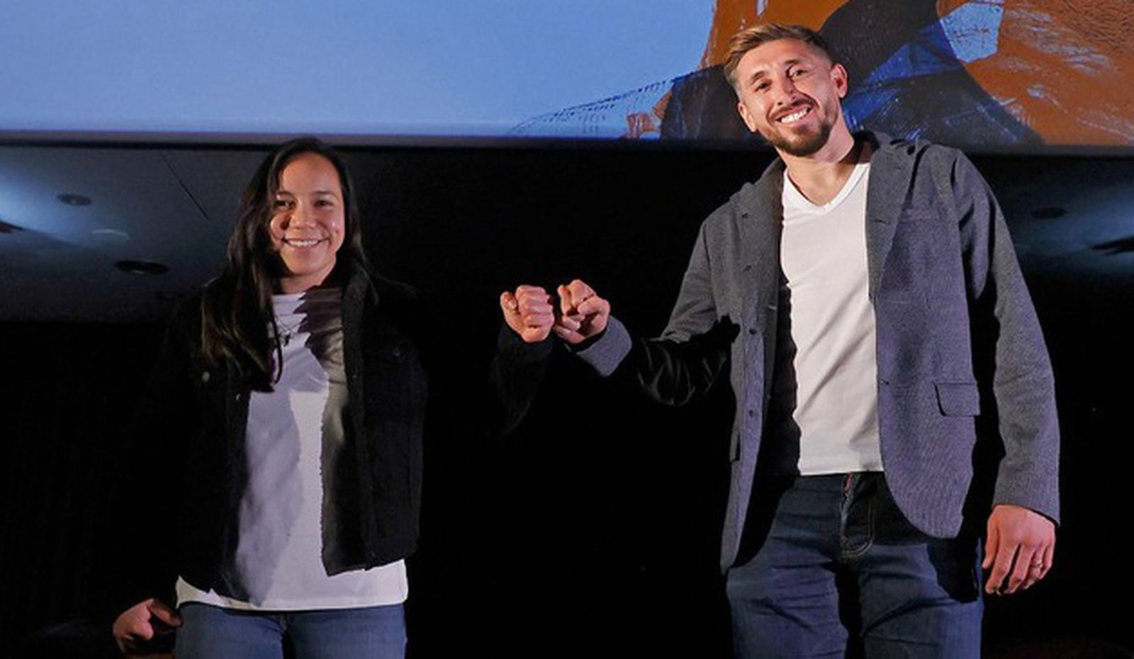 Charlyn Corral y Héctor Herrera