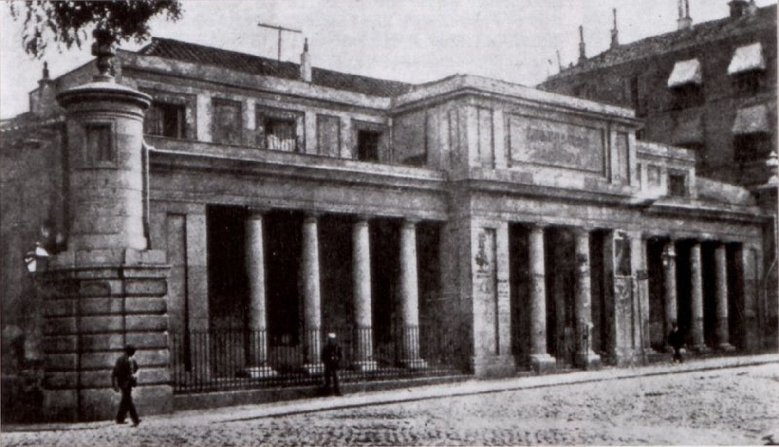 Real Fábrica de la Platería Martínez antes de su derribo