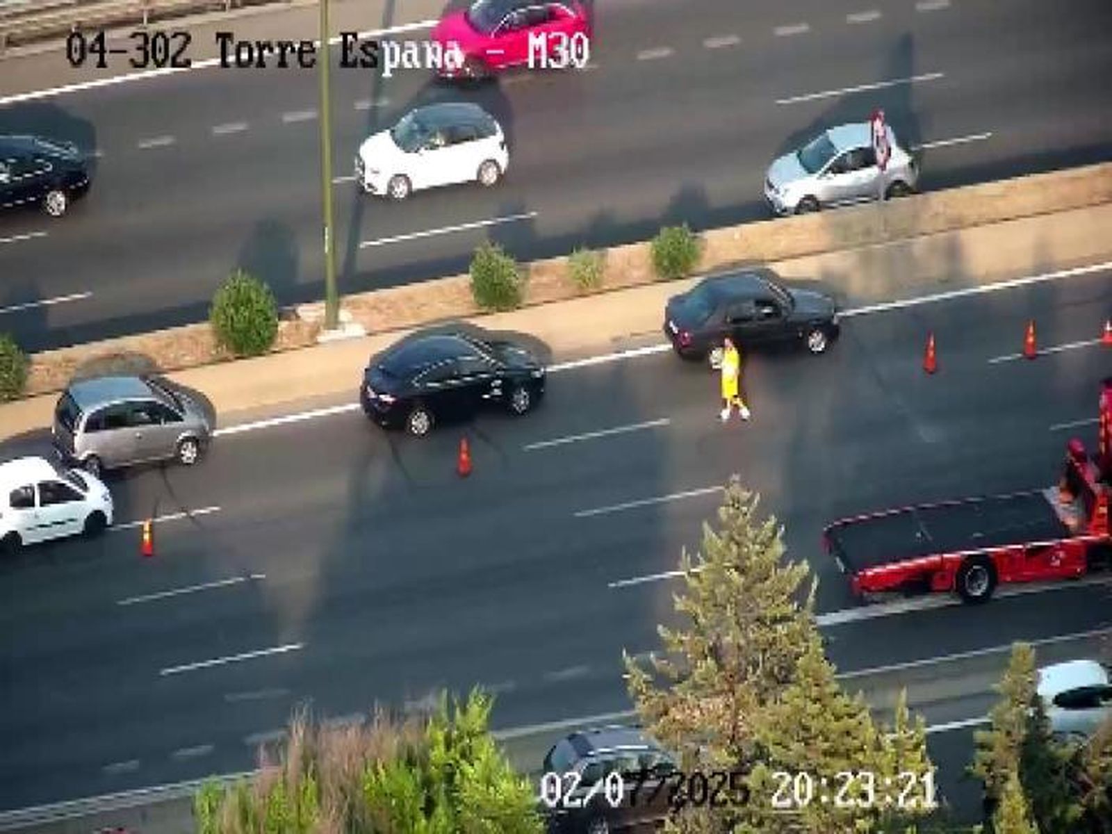 Retenciones en la M-30