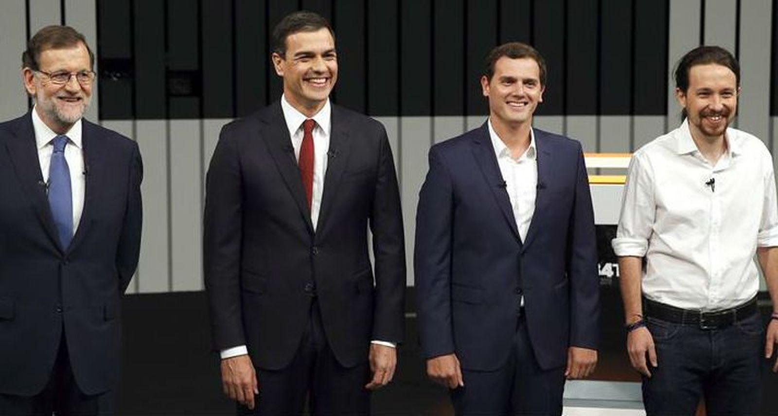 Los candidatos evitaron la "gresca" y acudieron con un estilismo sin sorpresas