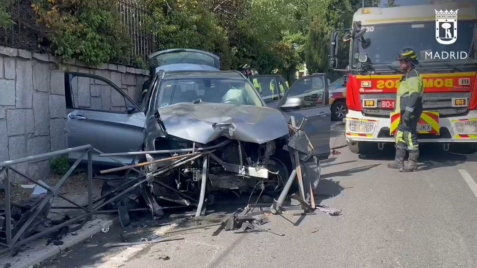 Accidente de tráfico en Herrera Oria
