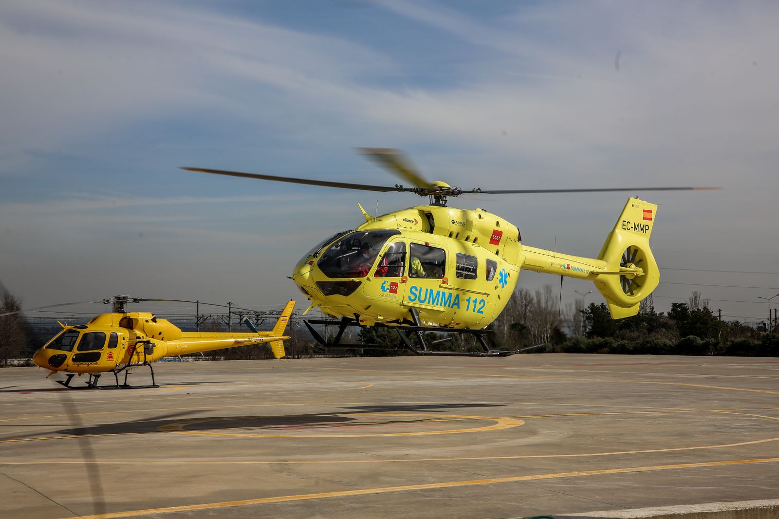 Helicóptero del Summa 112