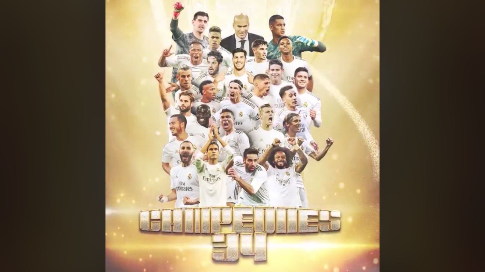 34 Ligas del Real Madrid