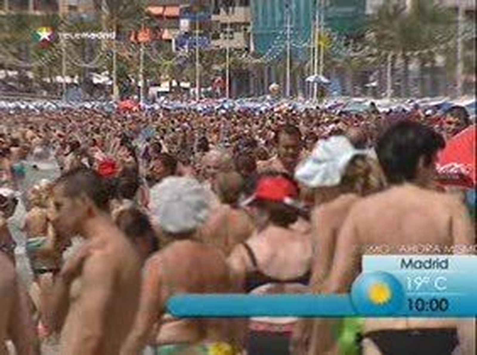 Madrileños en la playa