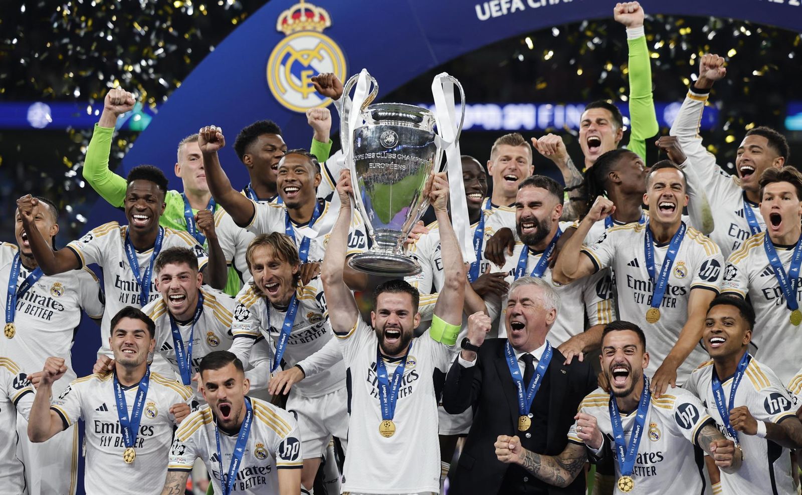 El Real Madrid levanta su decimoquinta Copa de Europa