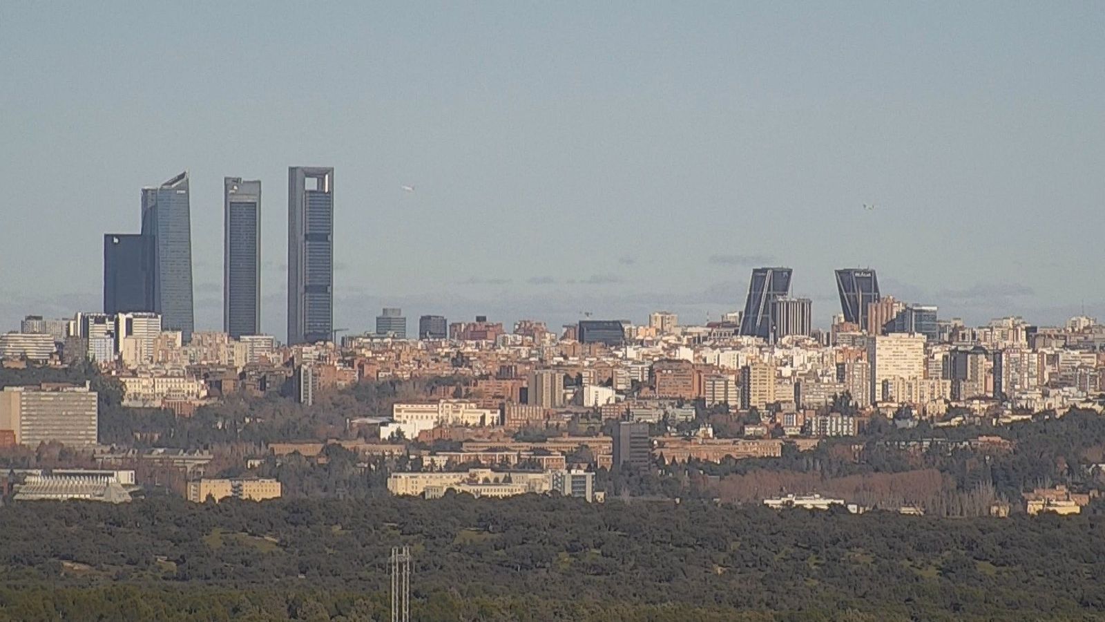 La ola de frío continúa este domingo con mínimas en descenso en el suroeste de Madrid