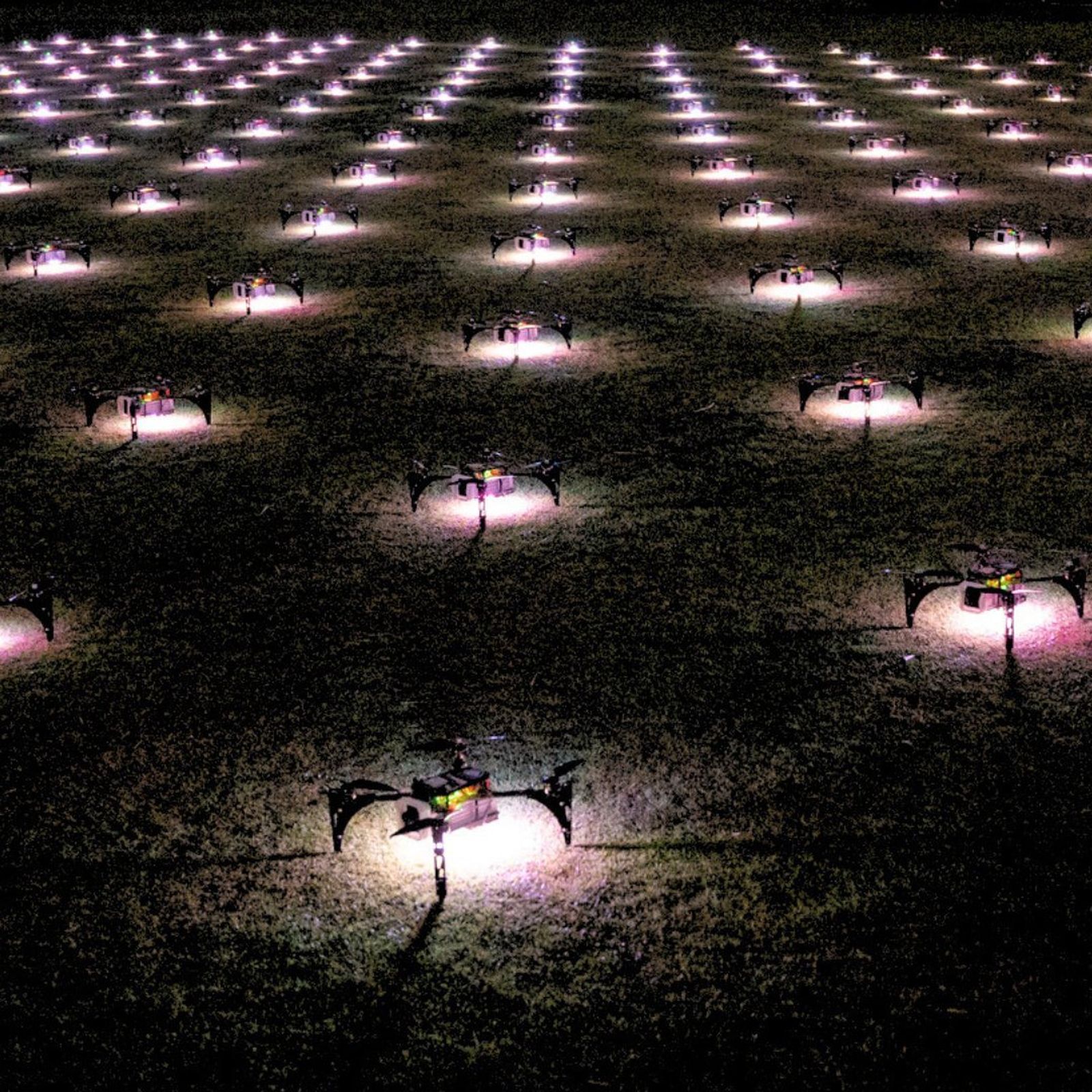 Un espectáculo de 120 drones iluminará este sábado el cielo en Majadahonda