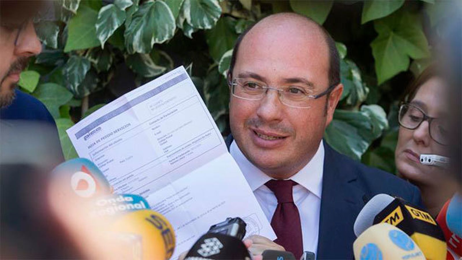El expresidente de Murcia, Pedro Antonio Sánchez
