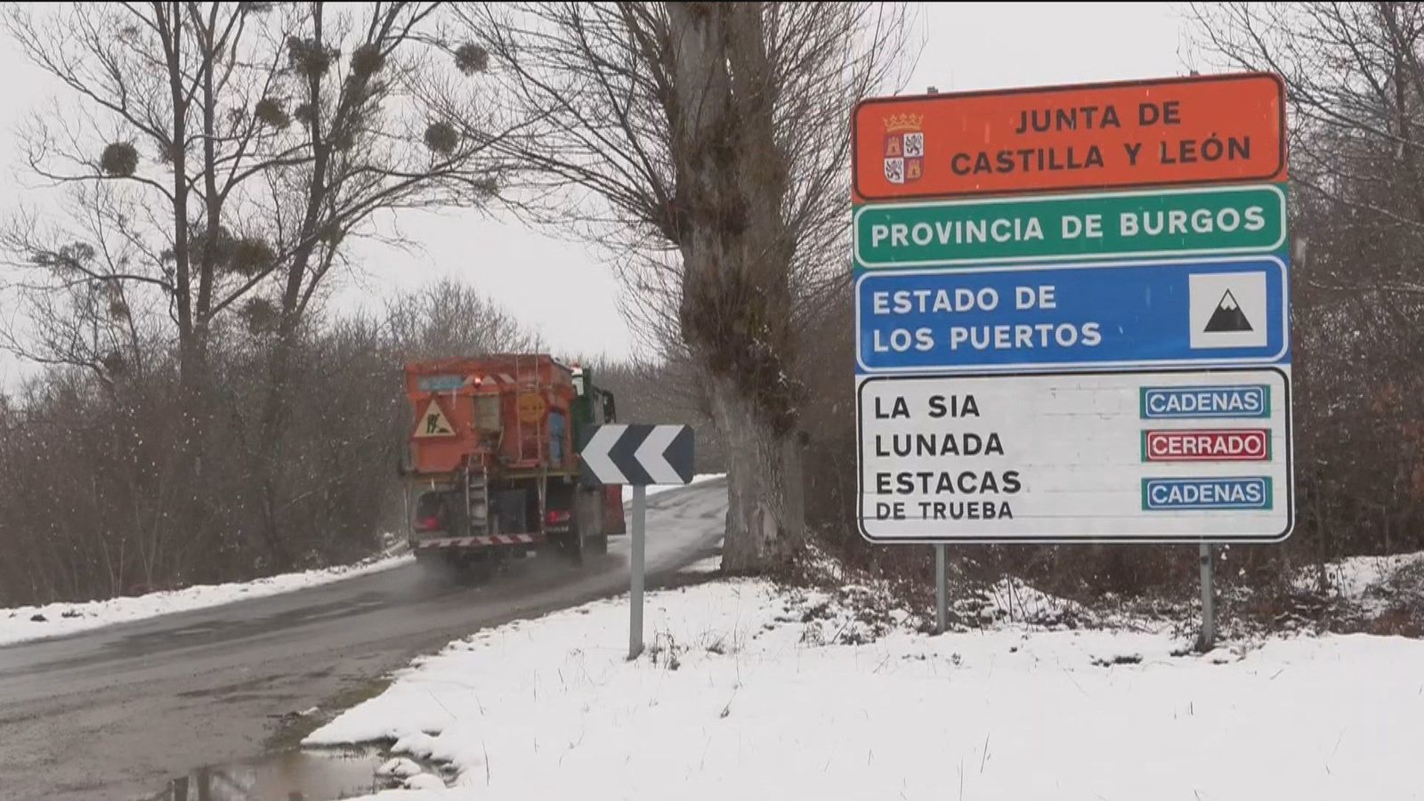 Una docena de Comunidades con aviso por riesgo o riesgo importante de nevadas o por bajas temperaturas