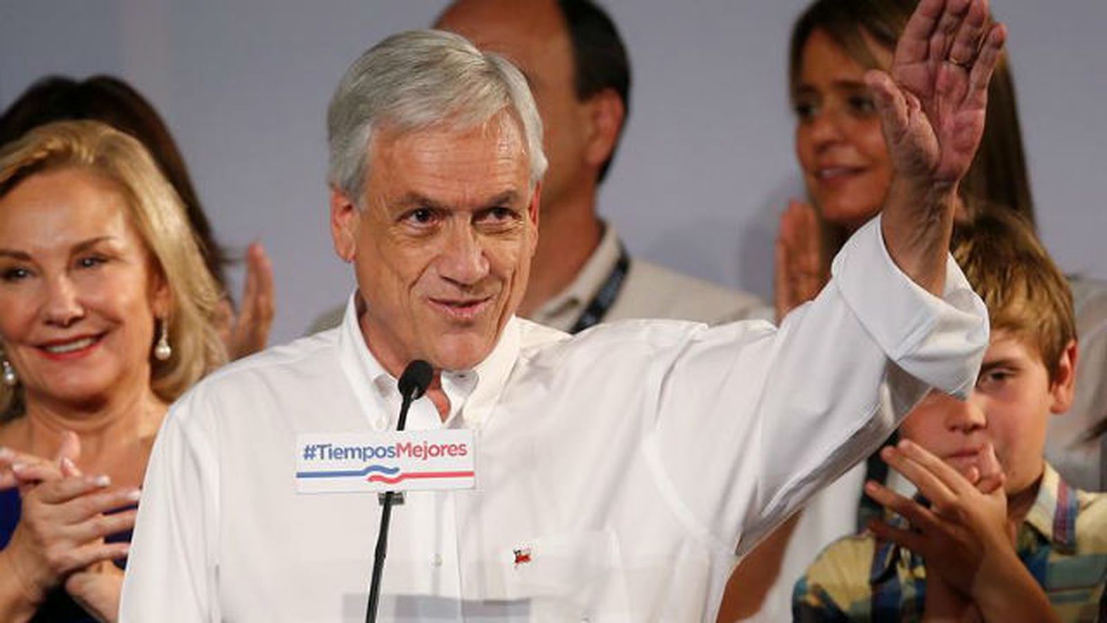 El expresidente de Chile y candidato presidencial de la coalición Chile Vamos, Sebastián Piñera