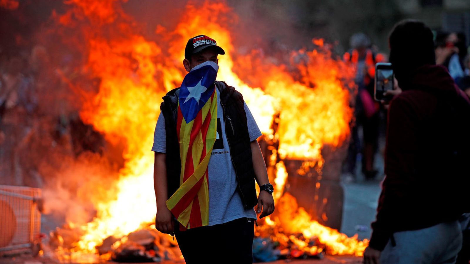 Fuego en Barcelona
