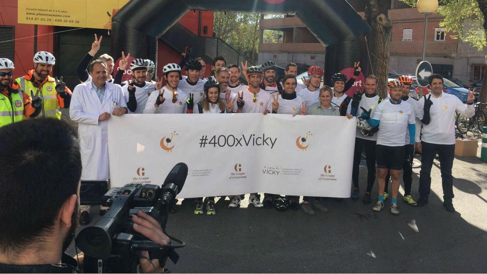 Madrid y Valancia, unidas por una carrera ciclista contra el cáncer infantil