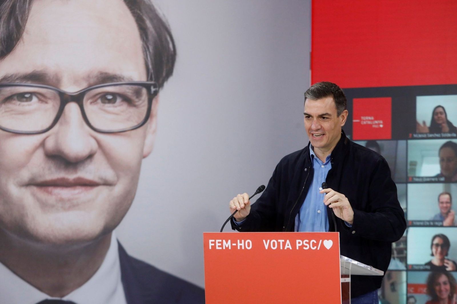 Sánchez aboga en Cataluña por mirar hacia adelante “sin revanchas ni rencores”