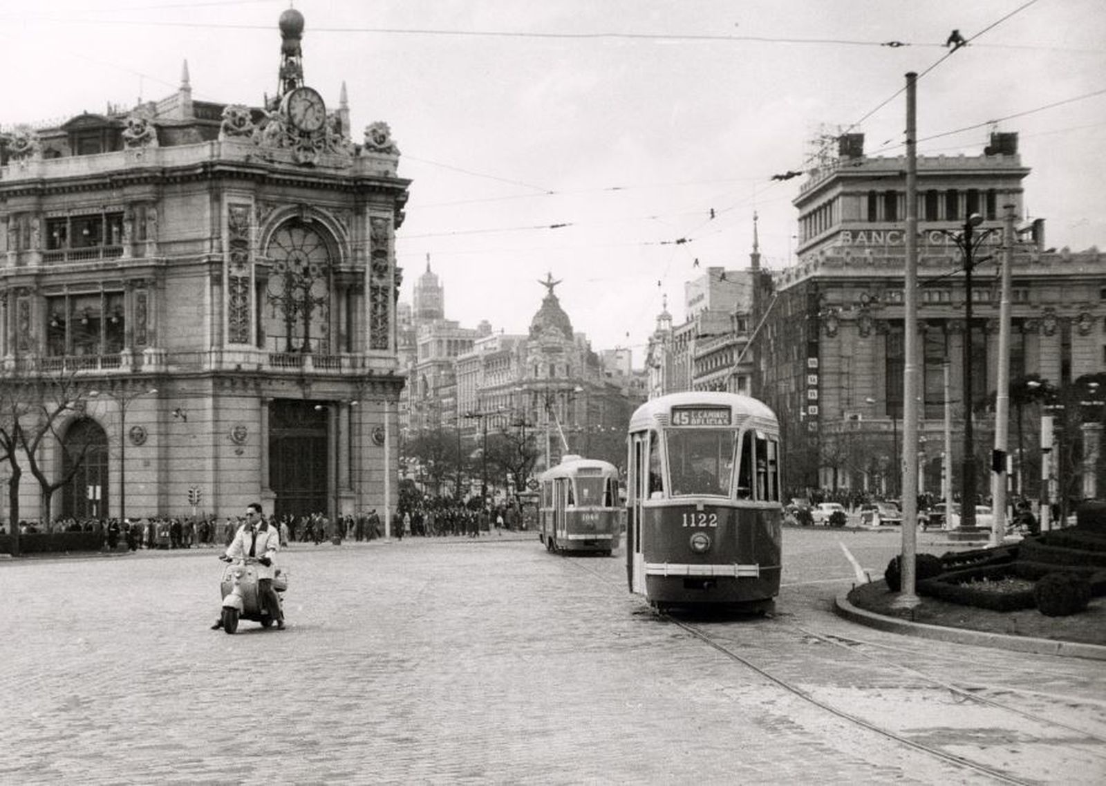 El tranvía por las calles de Madrid