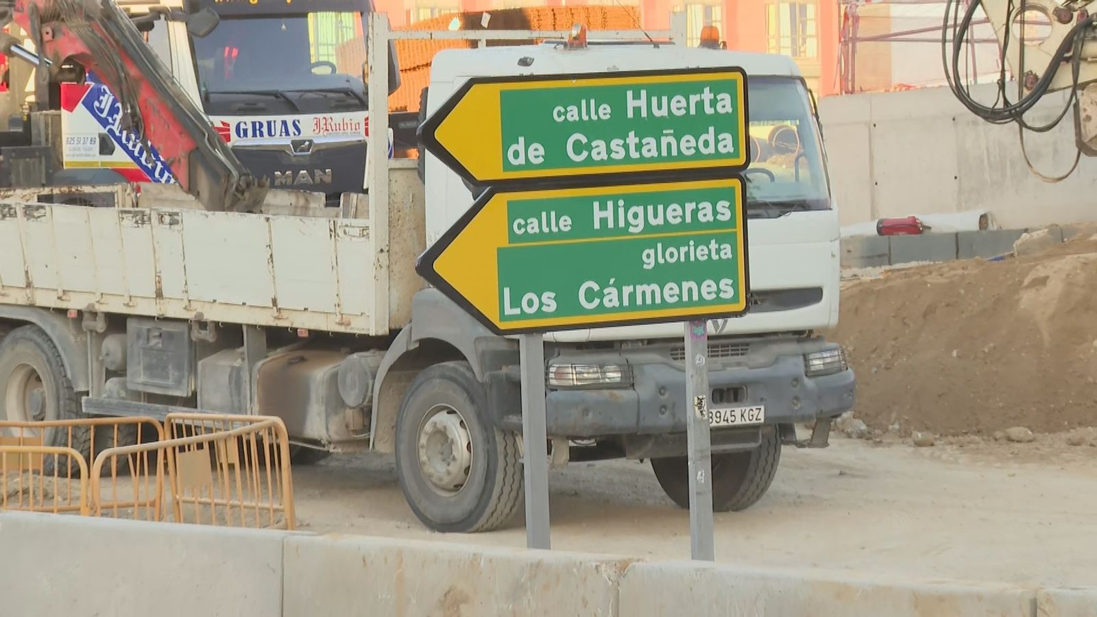 Un nuevo desvío temporal permitirá conectar el entorno de la A-5 con Huerta de Castañeda