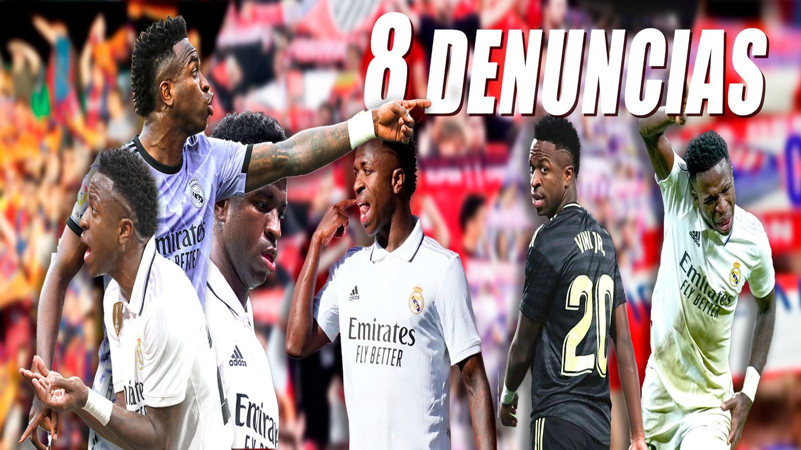 Vinicius denuncian todos los actos de racismo sufridos
