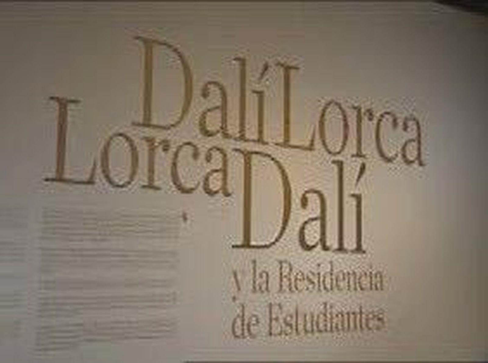 Exposicion Dali Lorca en CaixaForum