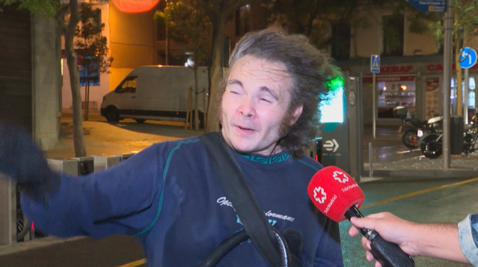 El viento, protagonista de una noche de insomnio en Madrid