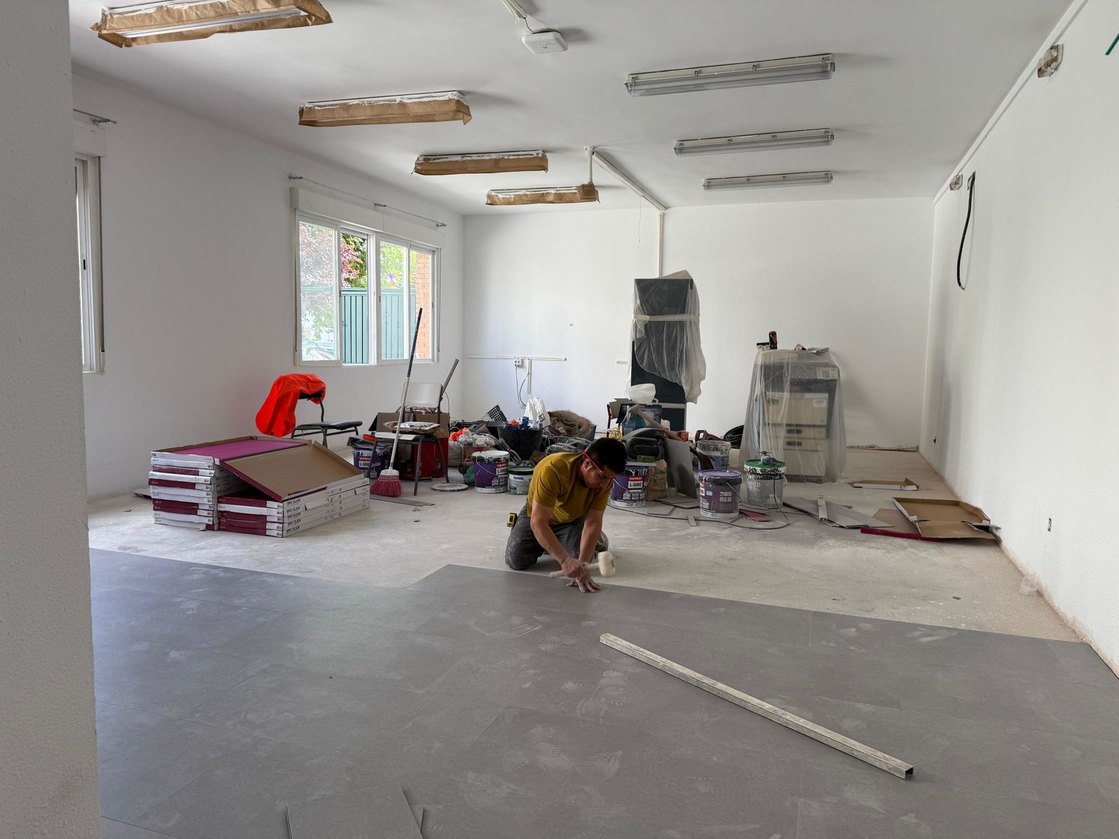 Obras de adaptación a la ESO en el colegio de Perales de Tajuña