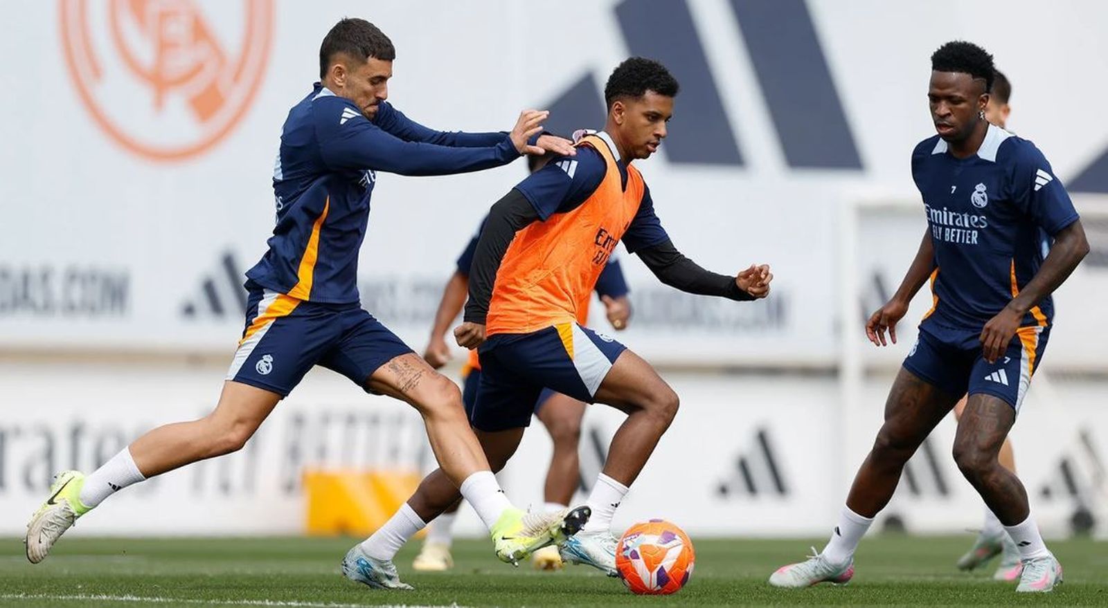 Ceballos, Rodrygo y Vinicius