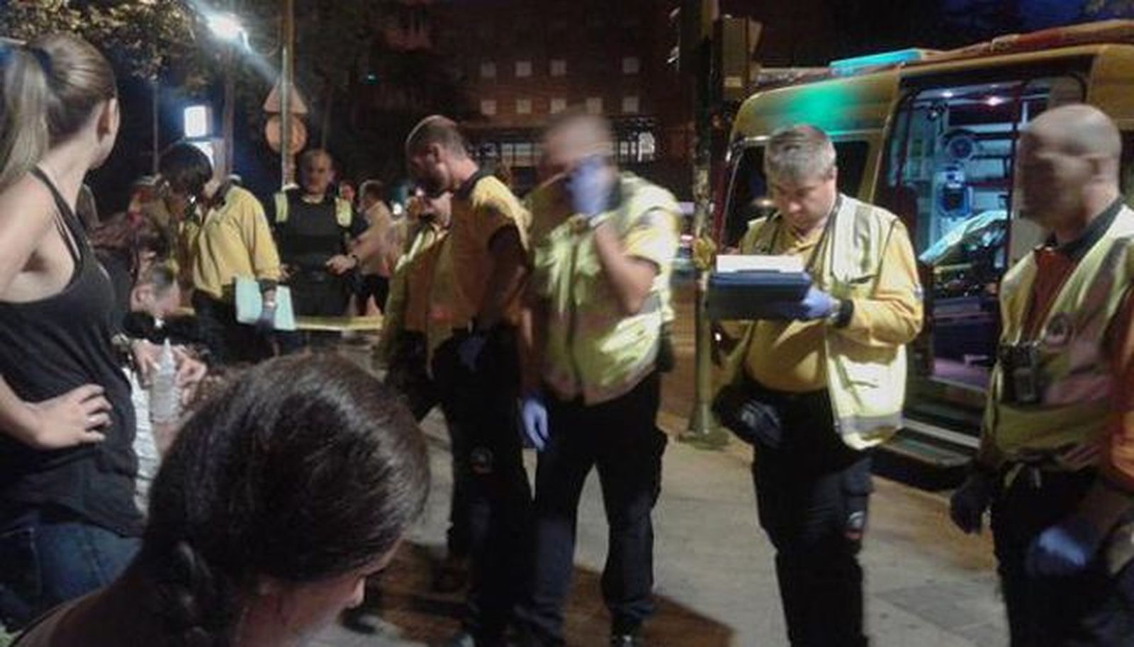 Ocho personas a la salida del metro de Pza. Elíptica al sufrir los efectos de un spray de defensa