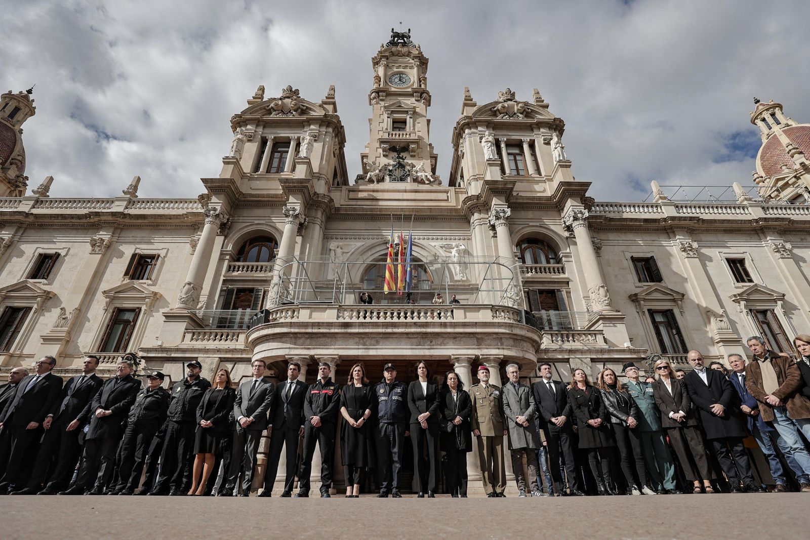 Minuto de silencio en Valencia
