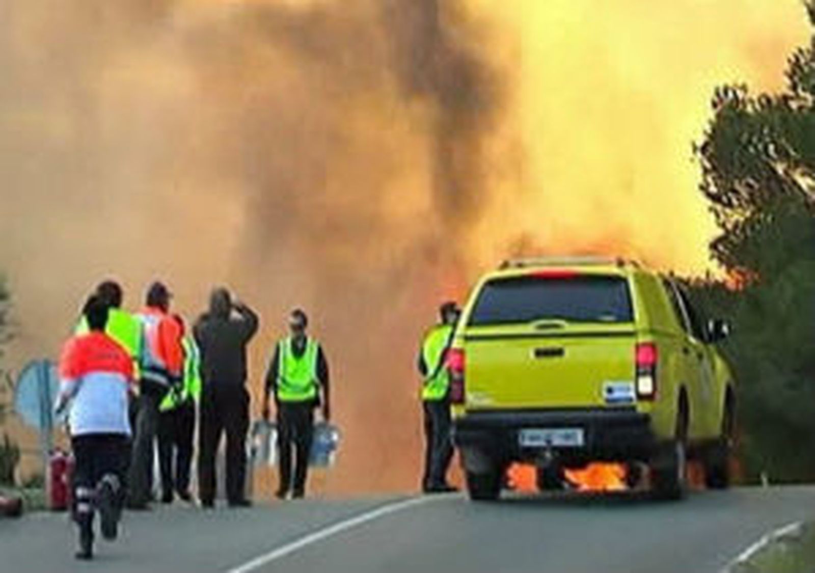 Incendio en Ibiza