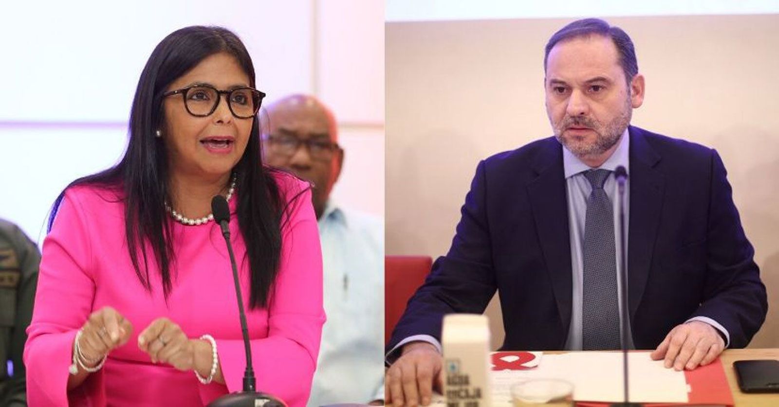 Así fue la frustrada visita de Delcy Rodríguez a España a pesar de estar vetada por la UE