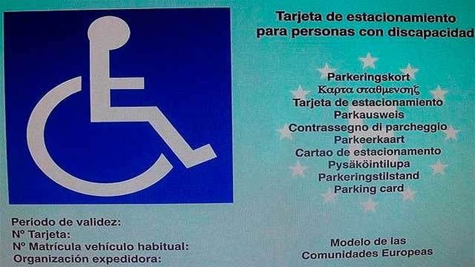 La discapacidad tendrá una única  tarjeta de estacionamiento en la región