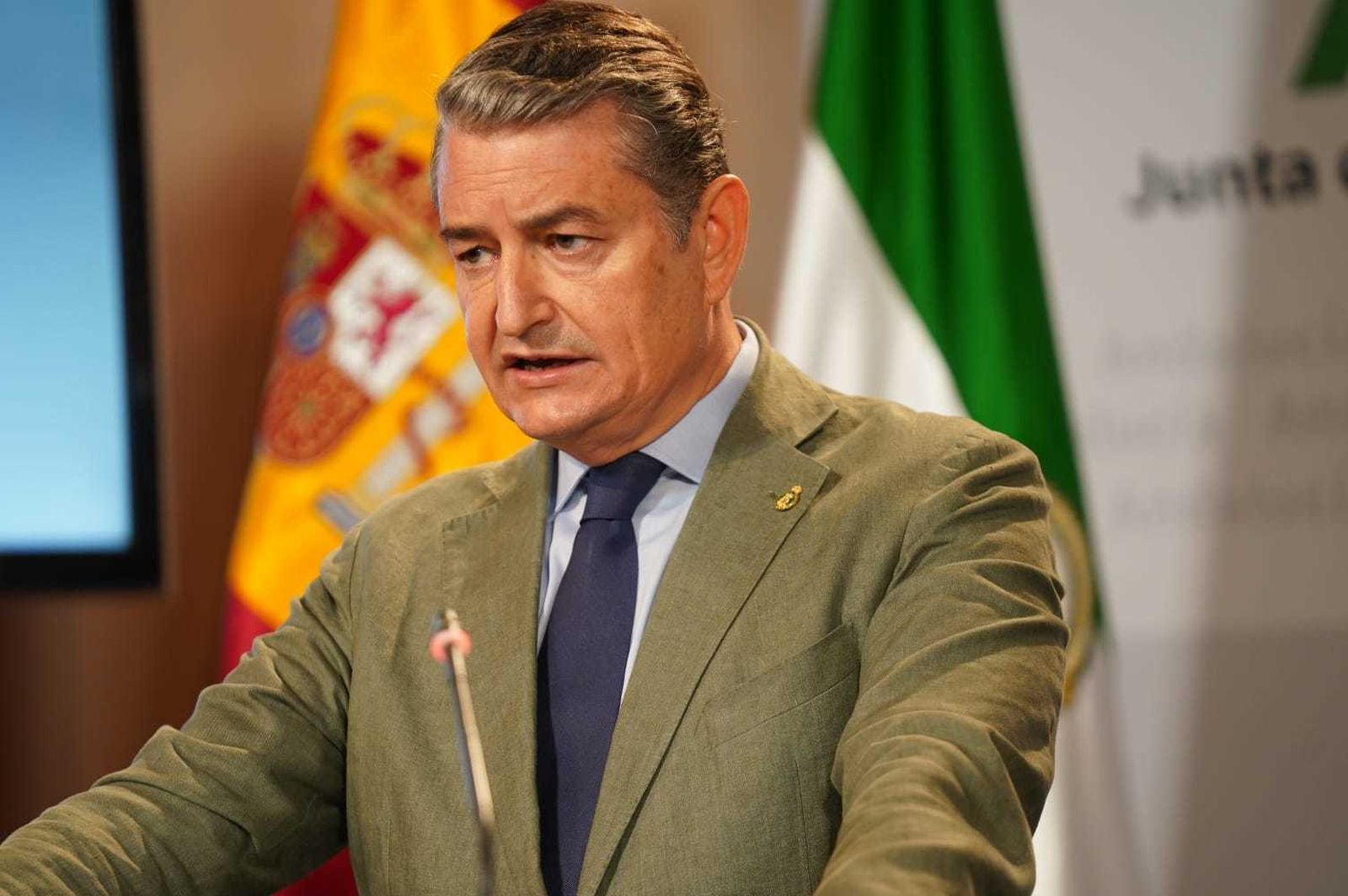 Antonio Sanz, portavoz de la Junta de Andalucía