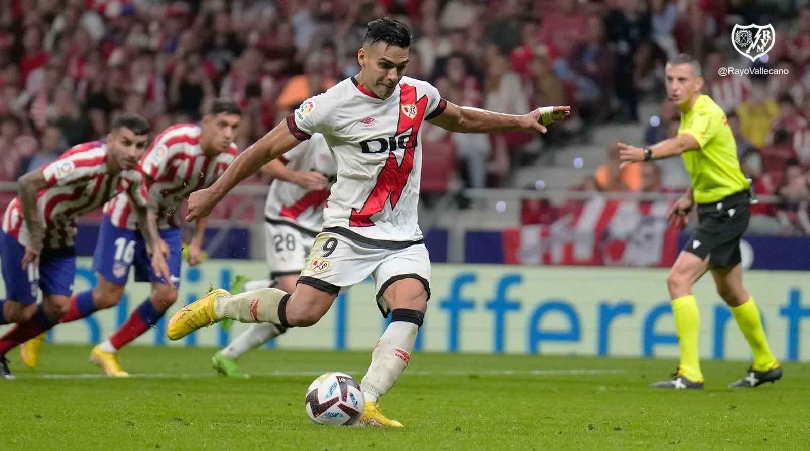 Falcao ante el Atlético de Madrid