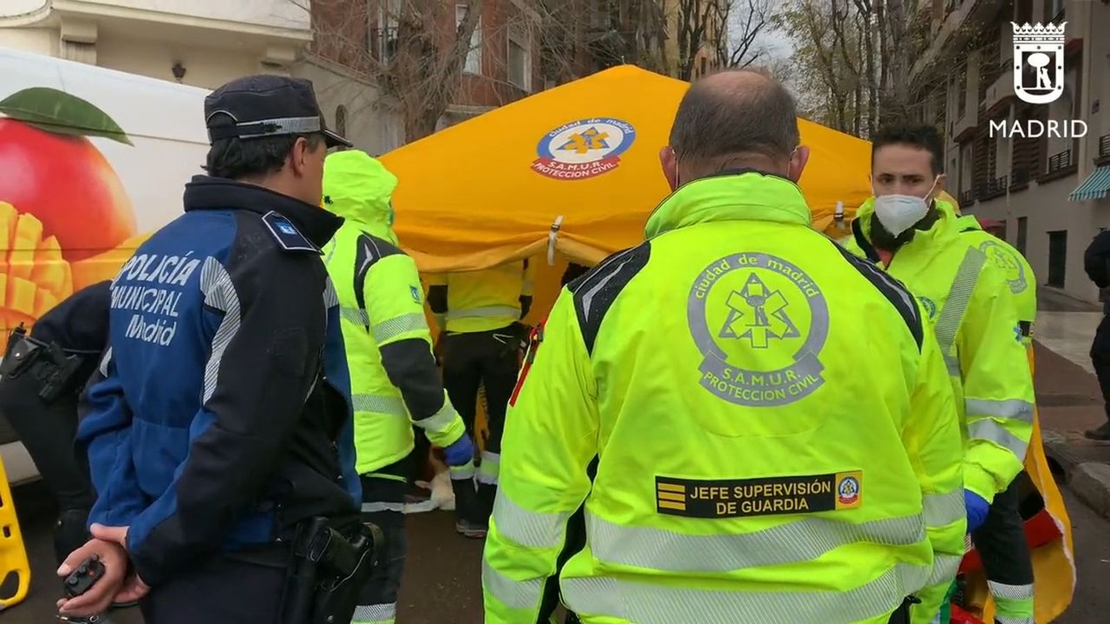 Atropello de una mujer mayor en la calle Altamirano de Madrid
