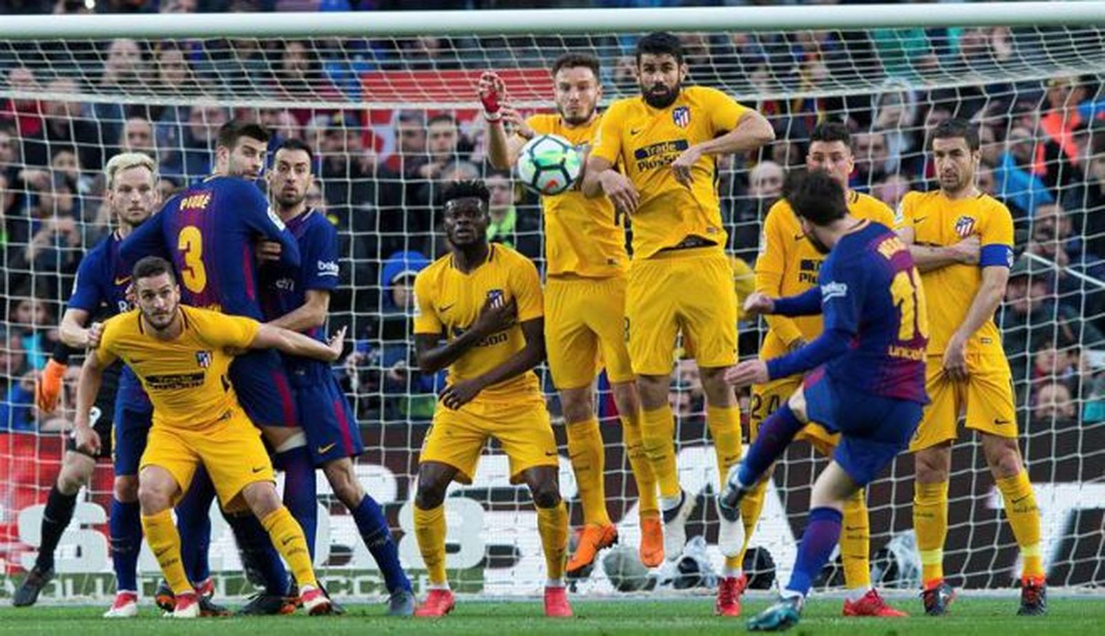 1-0. Messi tumba al Atlético