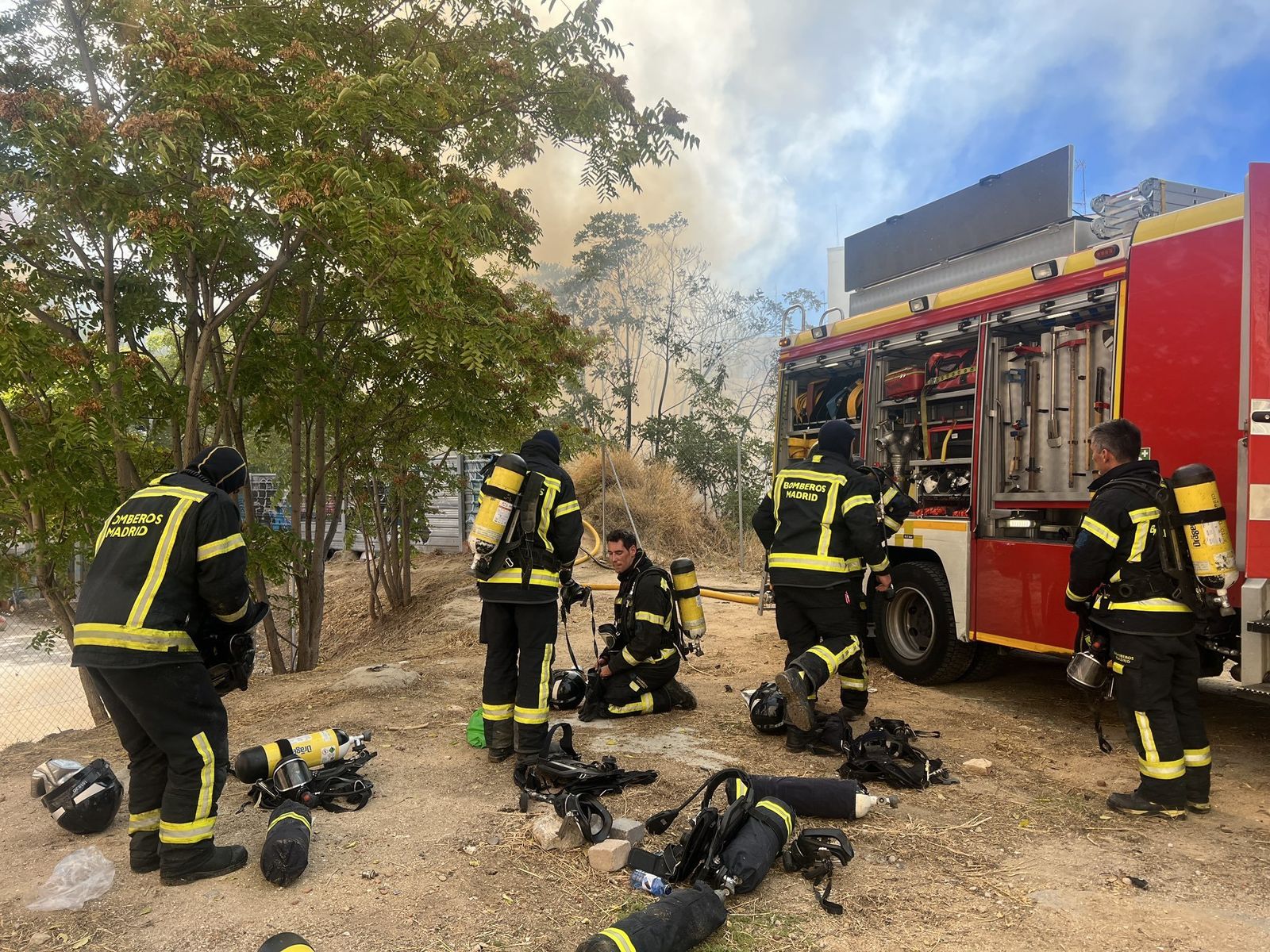 Incendio en Tetuán