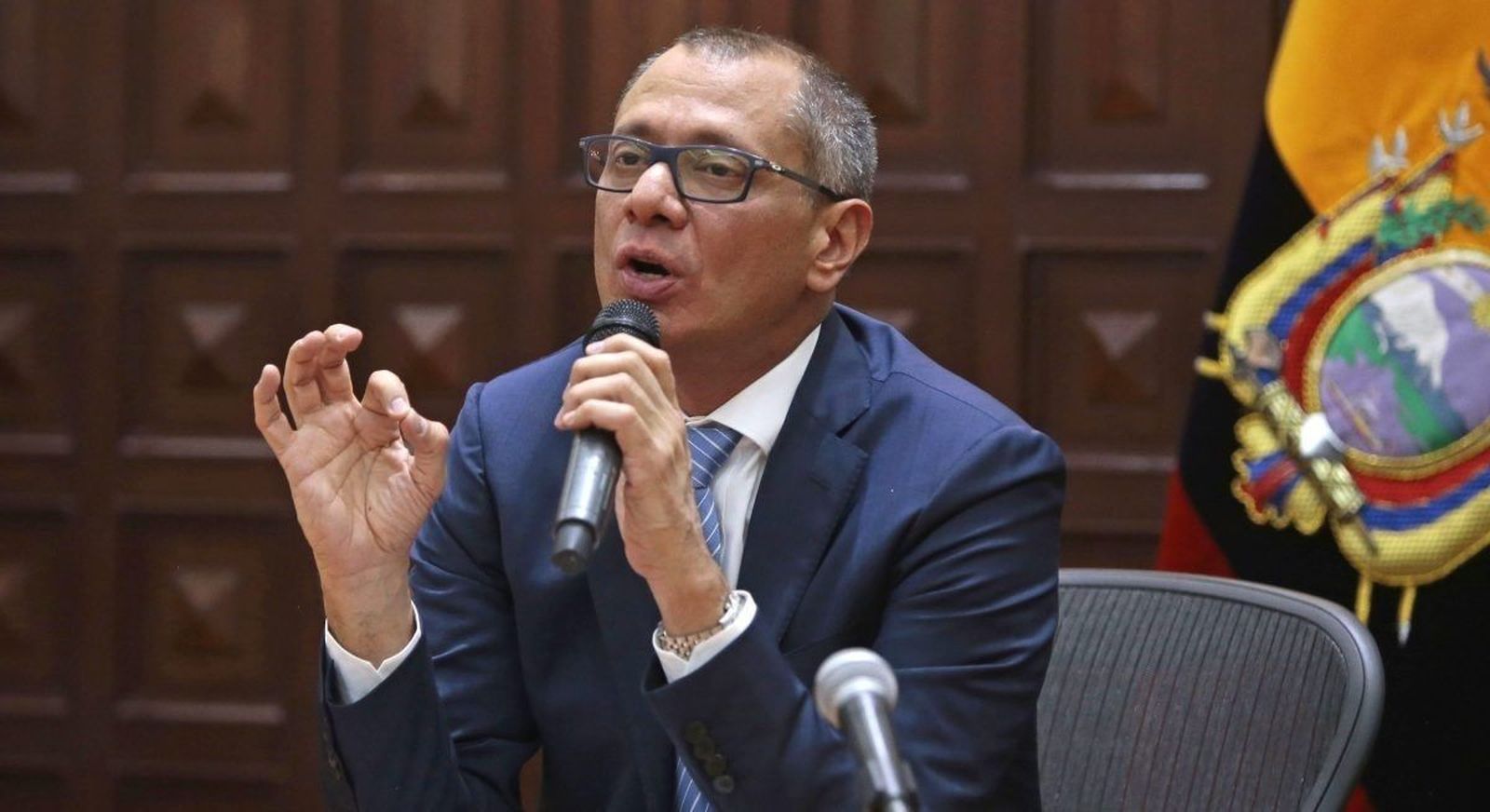Hospitalizado el exvicepresidente ecuatoriano Glas por un posible intento de suicidio