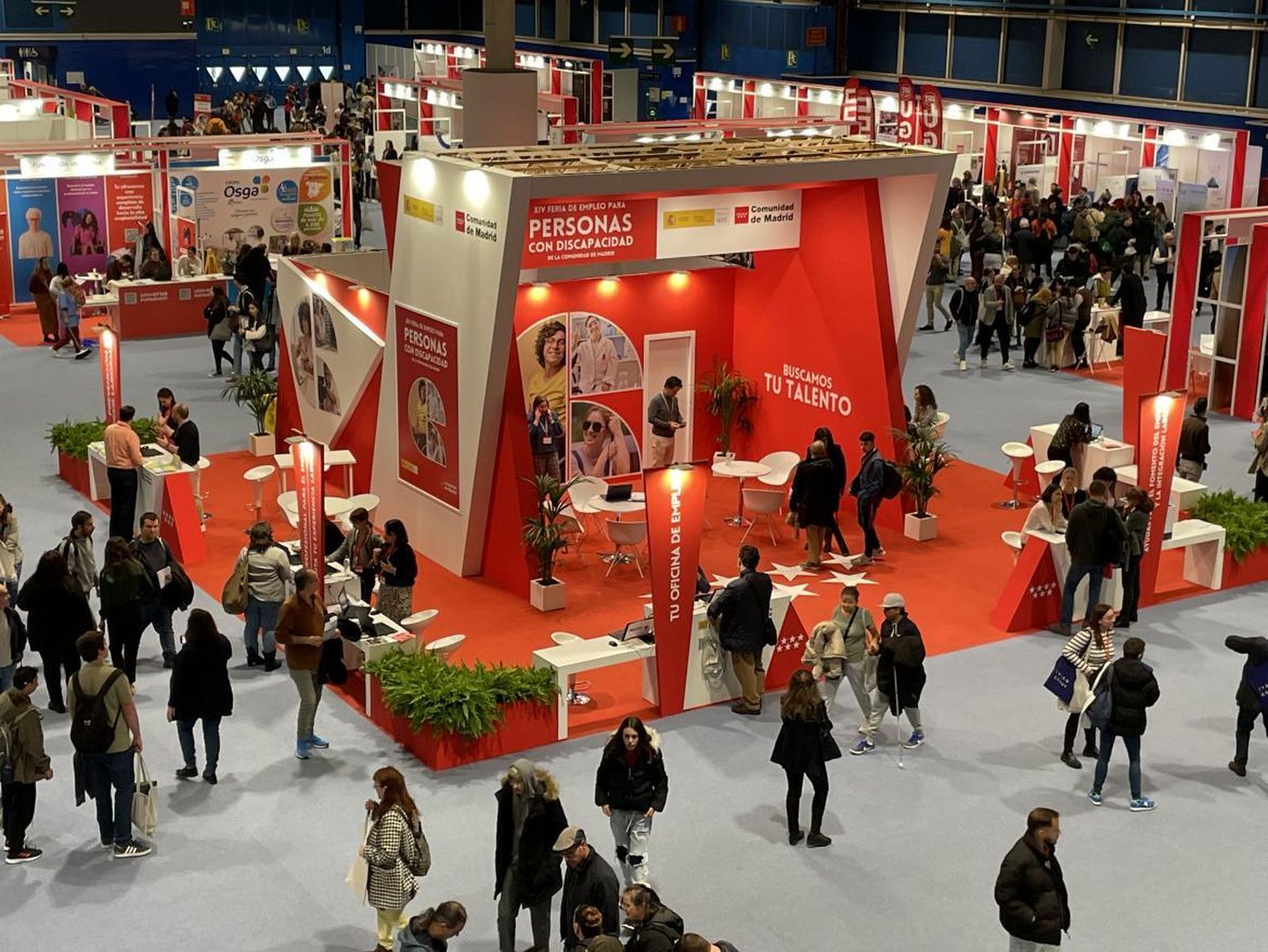 Más de 100 empresas participarán en la XV Feria de Empleo para personas con discapacidad de Madrid