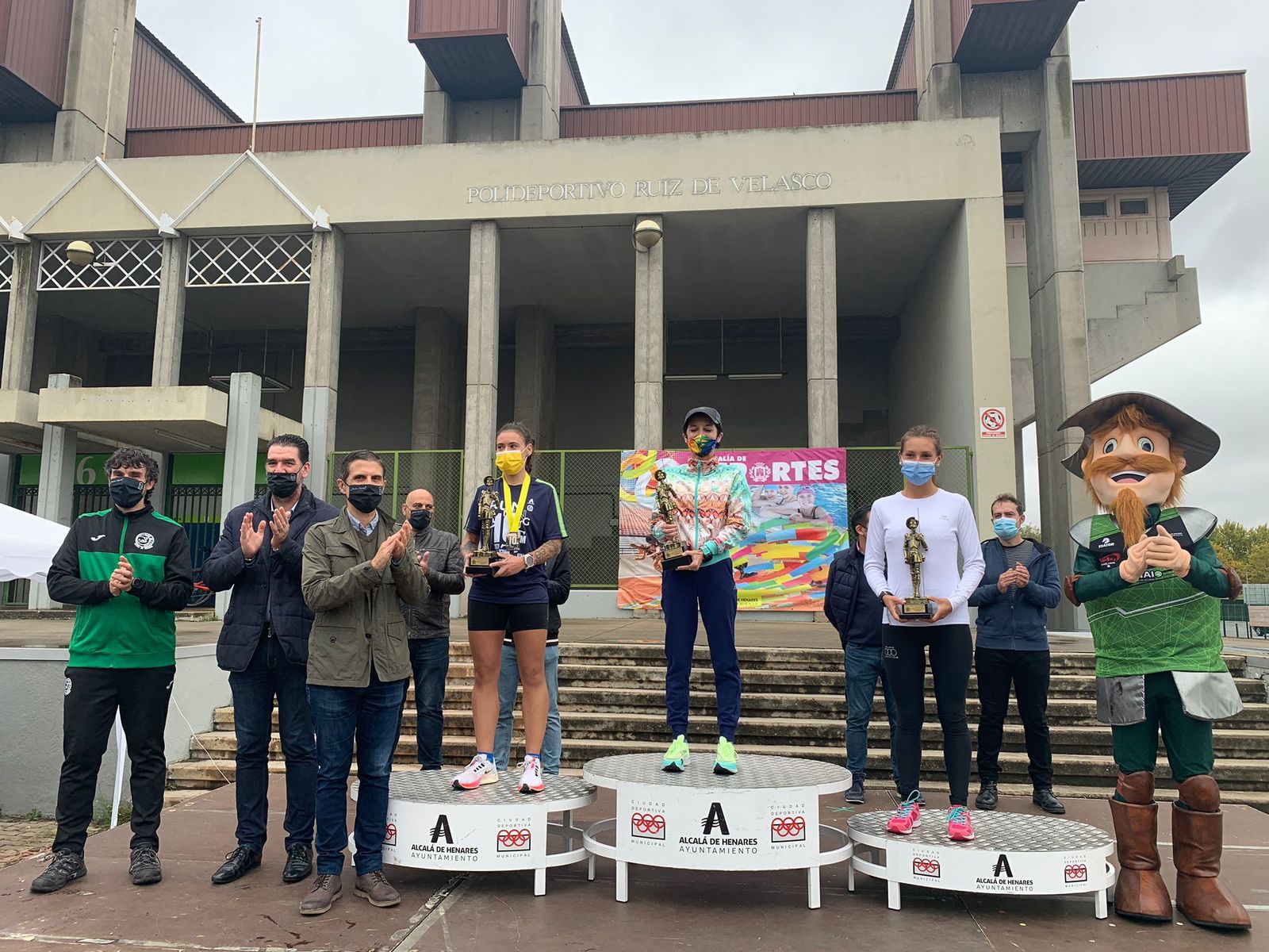 Podio femenino del 10K de Alcalá