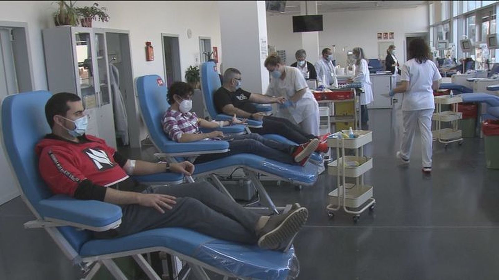 Donantes de sangre en Madrid