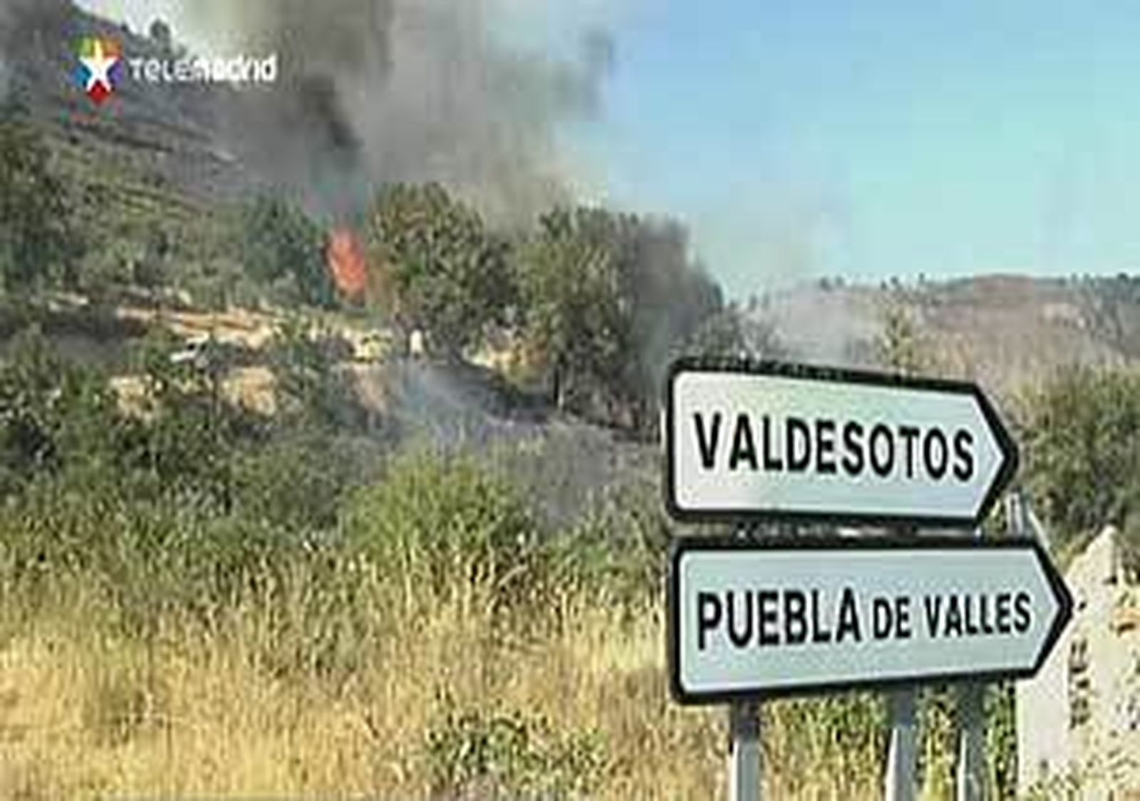Declarado el nivel 2 en el incendio de Tortuero (Guadalajara)