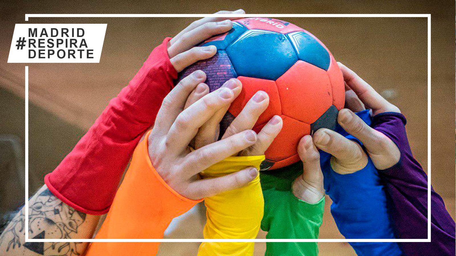 Torneo de balonmano en los Juegos del Orgullo