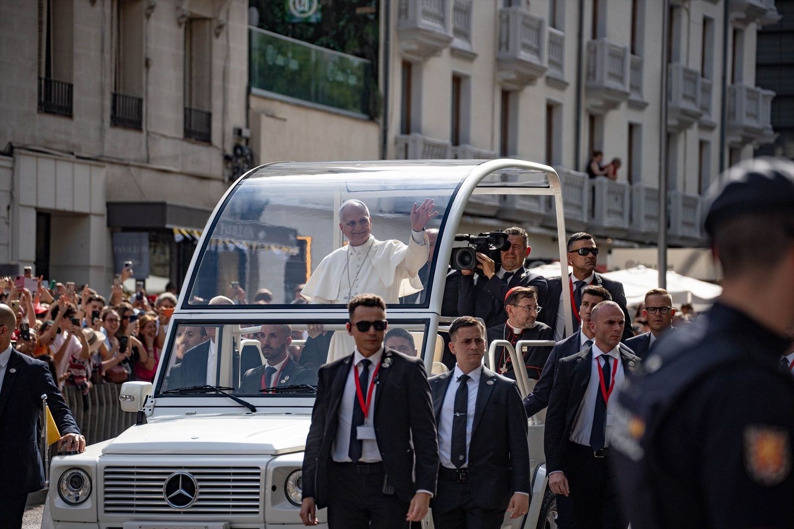 Estas son las calles que recorrerá el Papa este lunes en Madrid camino de la Almudena y el Bernabéu