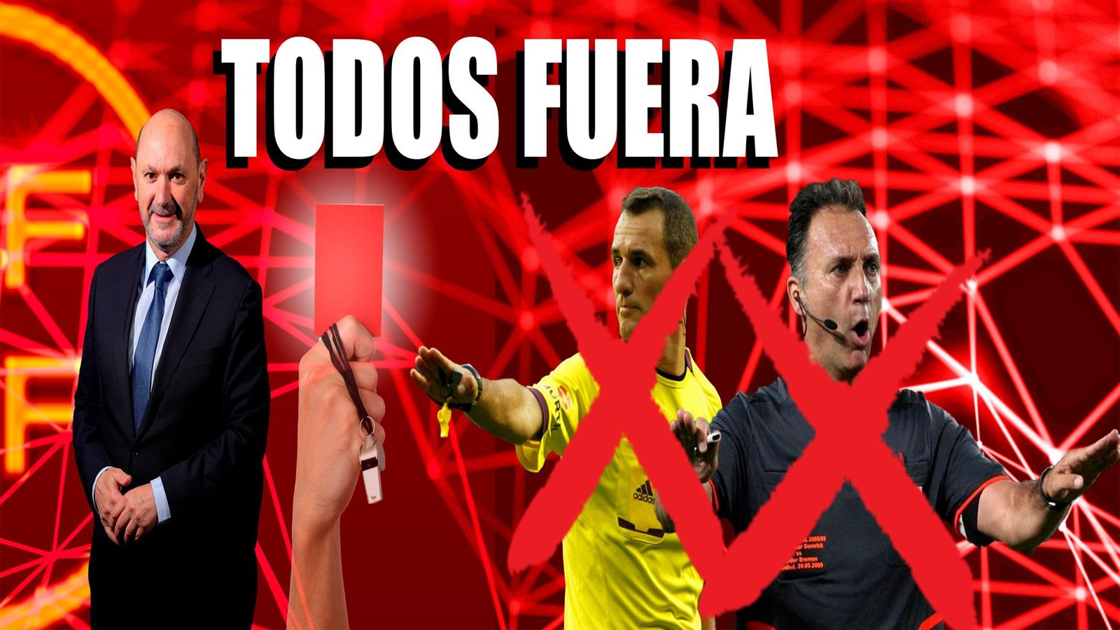 Louzán se carga a la cúpula arbitral