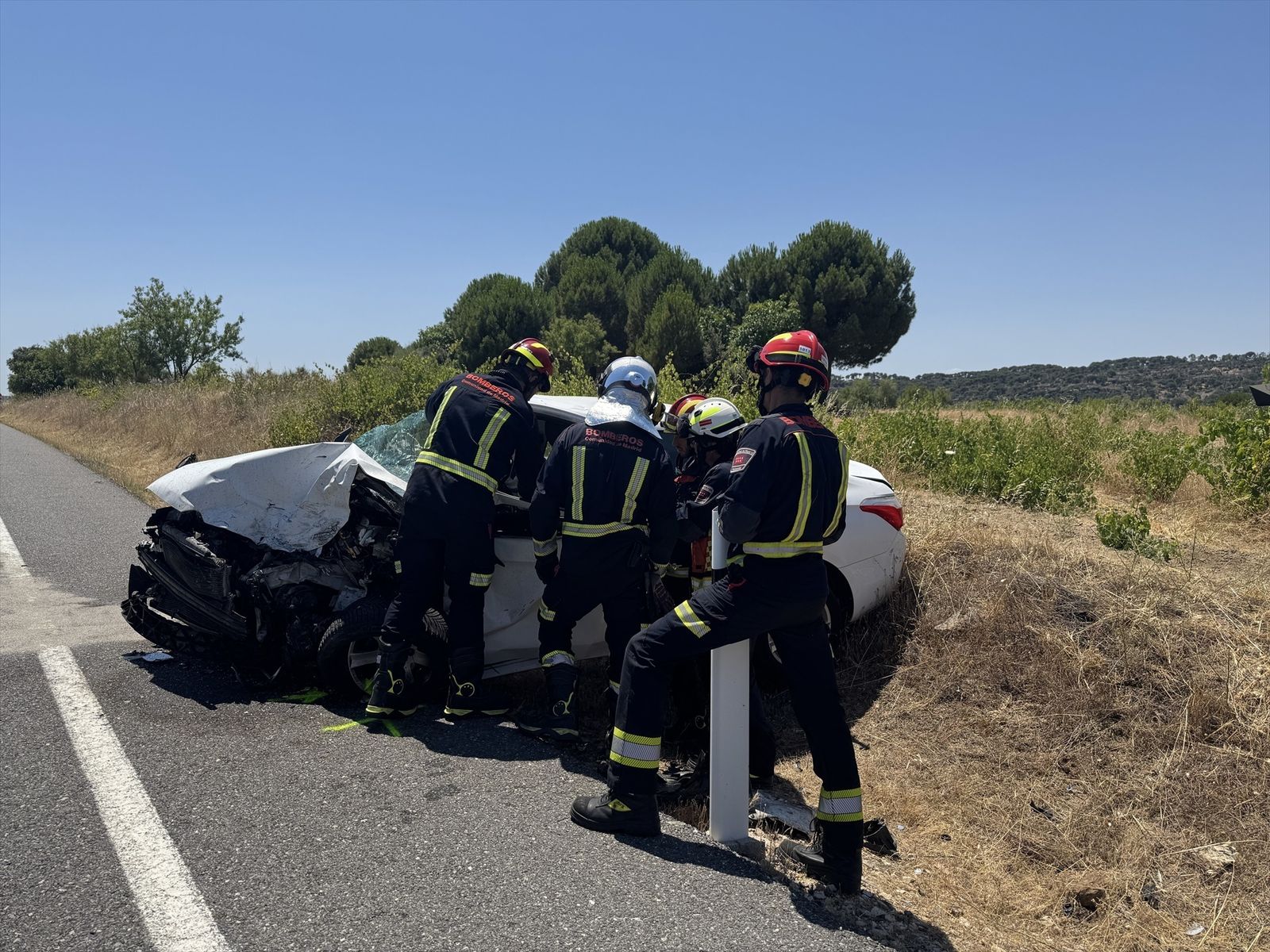 Accidente de tráfico en San Martín de Valdeiglesias